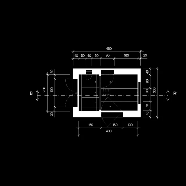 Oku — Plans, sections and spatial studies