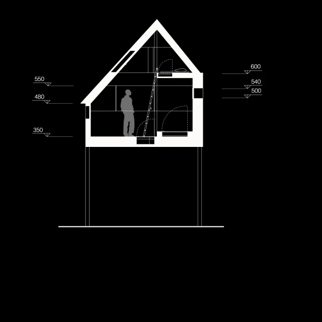 Oku — Plans, sections and spatial studies